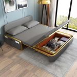 "71" Queen 2-Seater Leath-aire Sleeper Sofa"