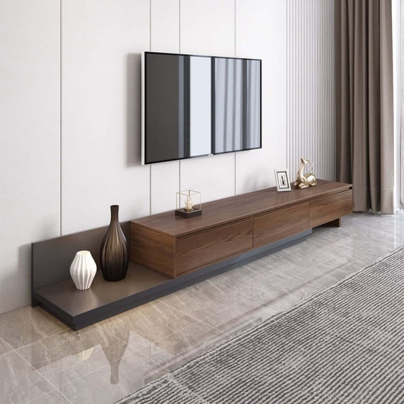 "Fero Extendable TV Stand & Nesting Coffee Table Set"
