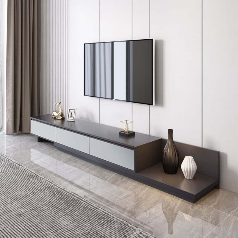 "Fero Extendable TV Stand & Nesting Coffee Table Set"