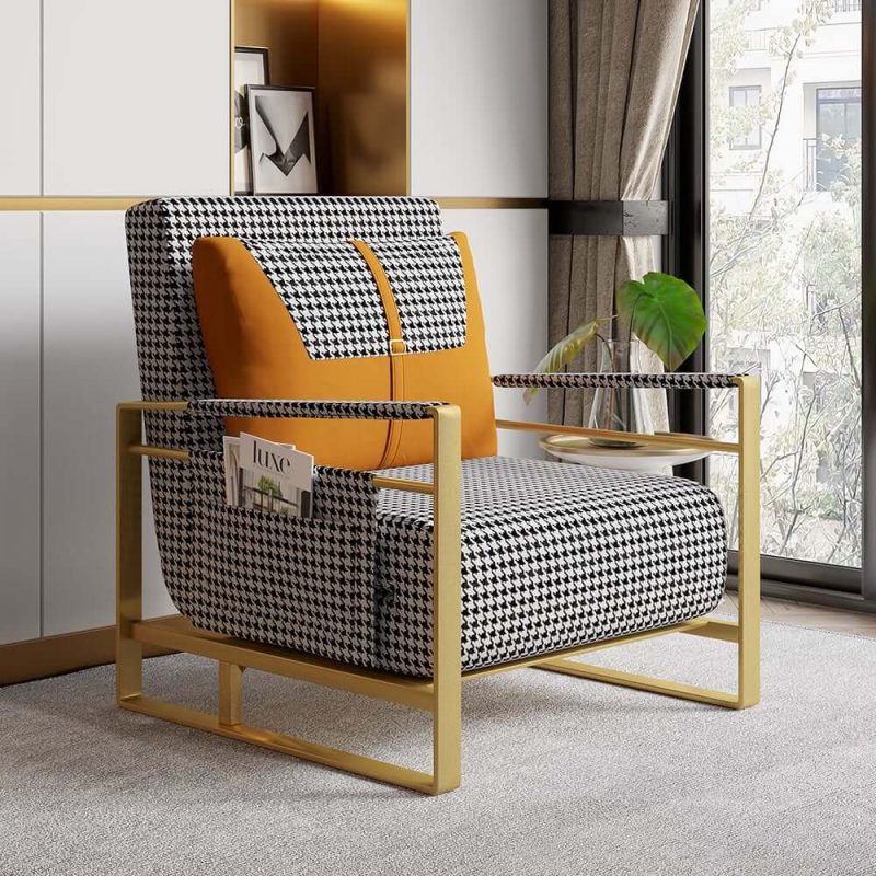"77" Twin Linen Convertible Sleeper Sofa Bed Chair"