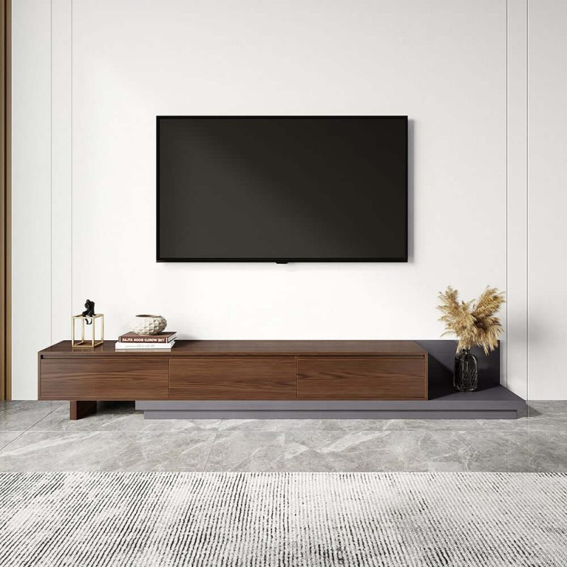 "Fero Extendable TV Stand & Nesting Coffee Table Set"