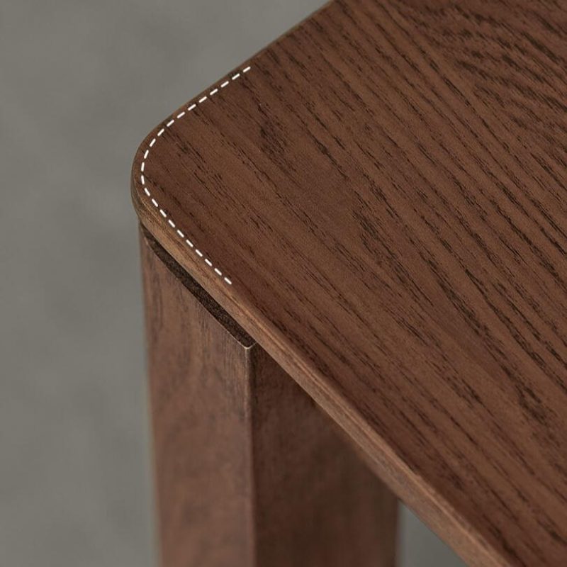 "Espresso Modern Simple Style Natural Wood Solid Color Sitting Bench Indoor, 55"L x 14"W x 18"H"