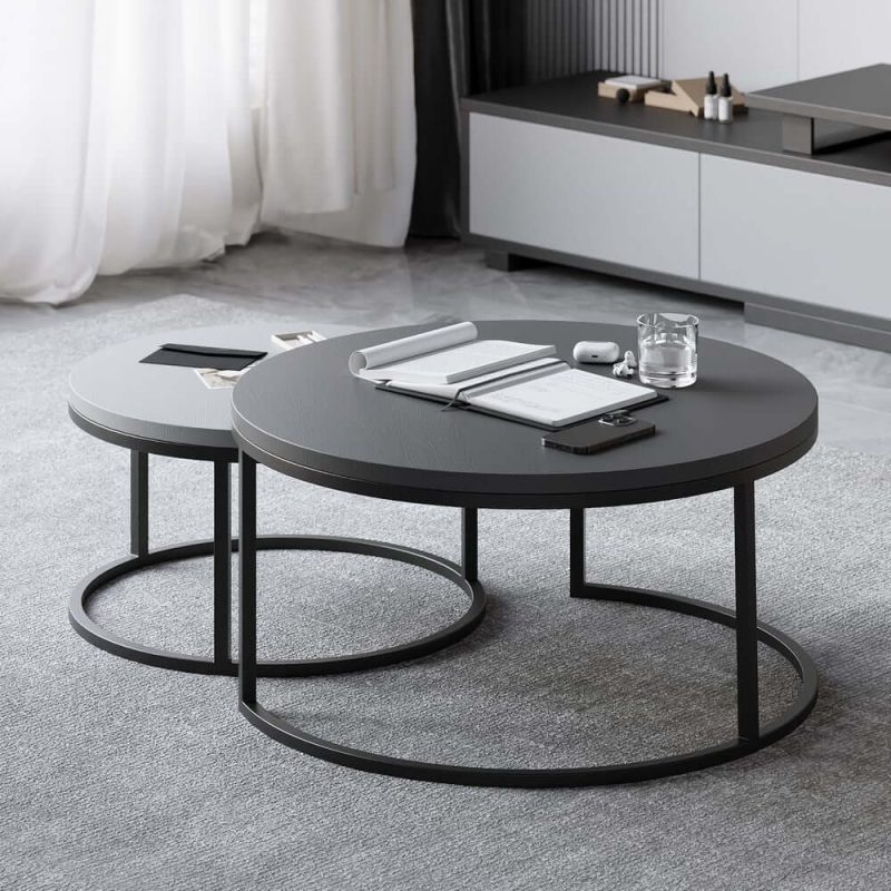 "Fero Extendable TV Stand & Nesting Coffee Table Set"