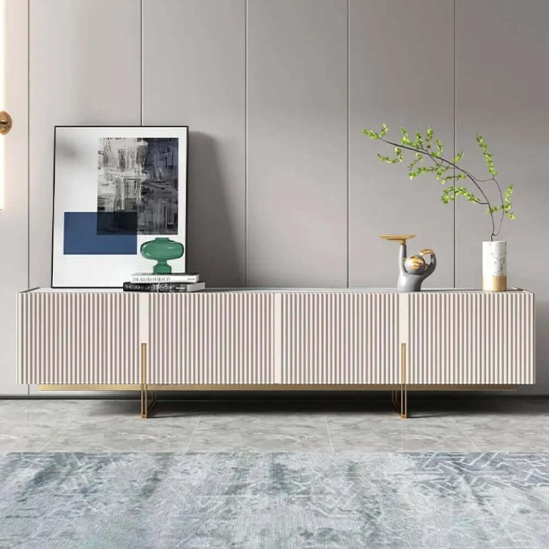 "Grovyn 86.6" TV Stand & Nesting Coffee Table Set"
