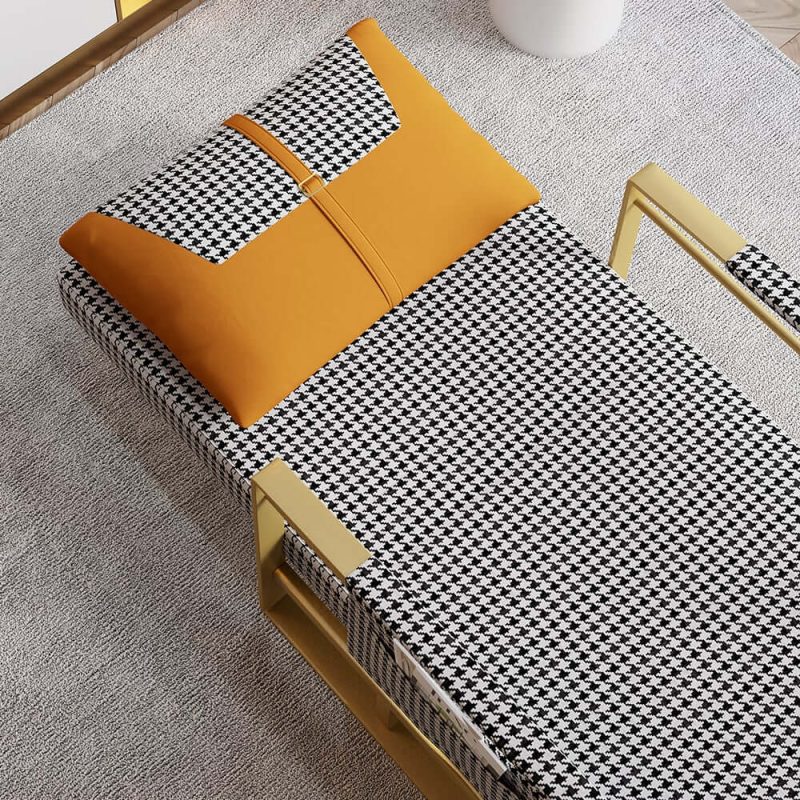 "77" Twin Linen Convertible Sleeper Sofa Bed Chair"