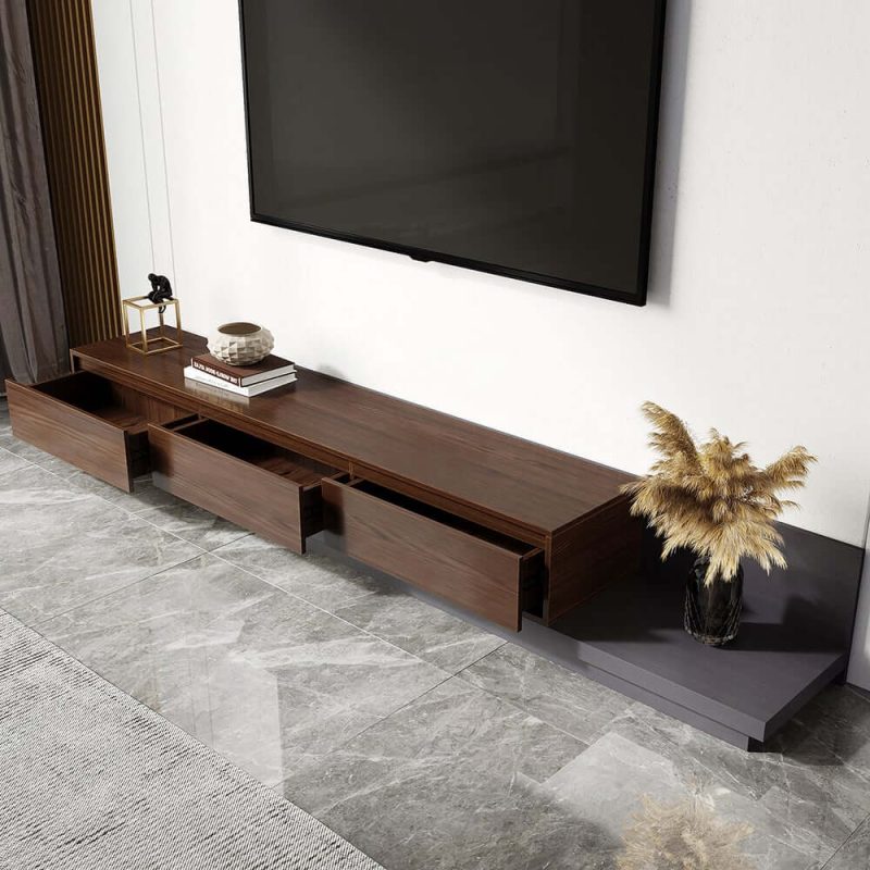 "Fero Extendable TV Stand & Nesting Coffee Table Set"