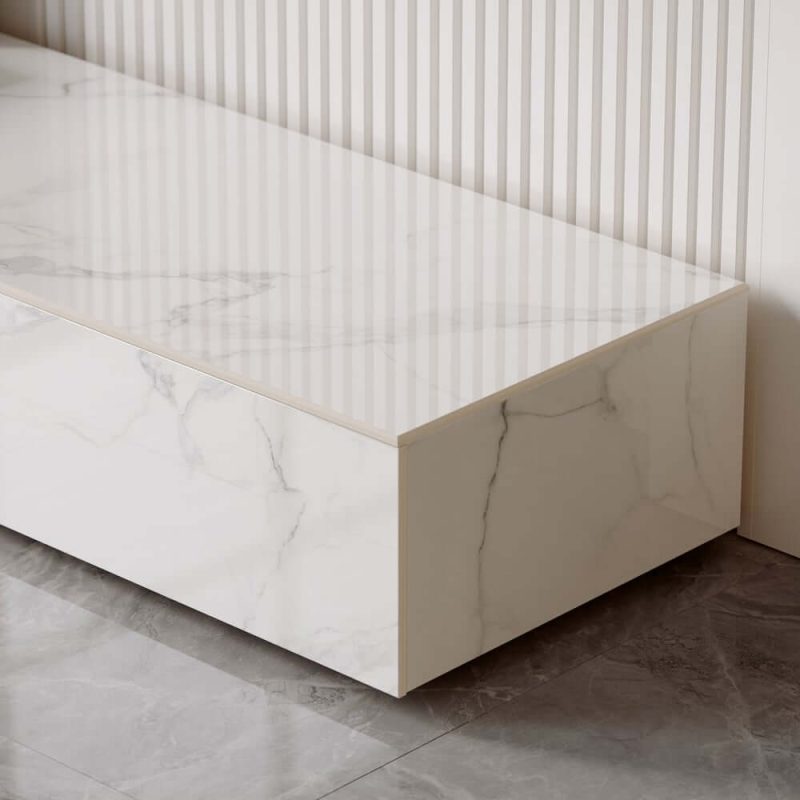 "79" Sintered Stone TV Stand with 4 Drawers"