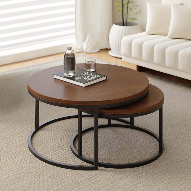 "Fero Extendable TV Stand & Nesting Coffee Table Set"