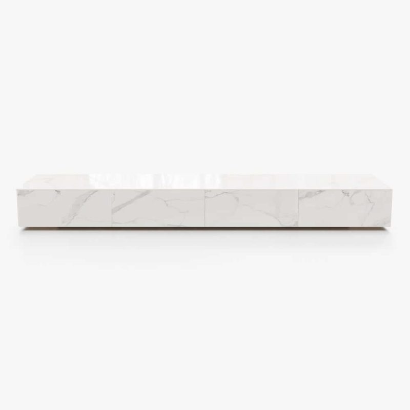 "79" Sintered Stone TV Stand with 4 Drawers"