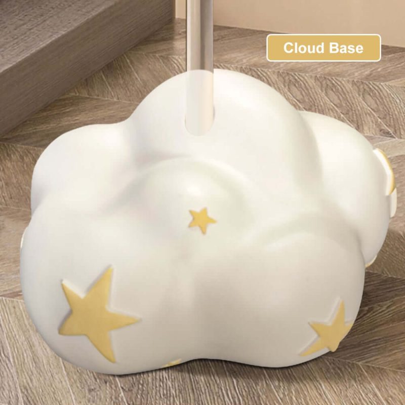 "Cute Flying Rabbit Side Table with Open Storage Floor Resin Bunny End Table"