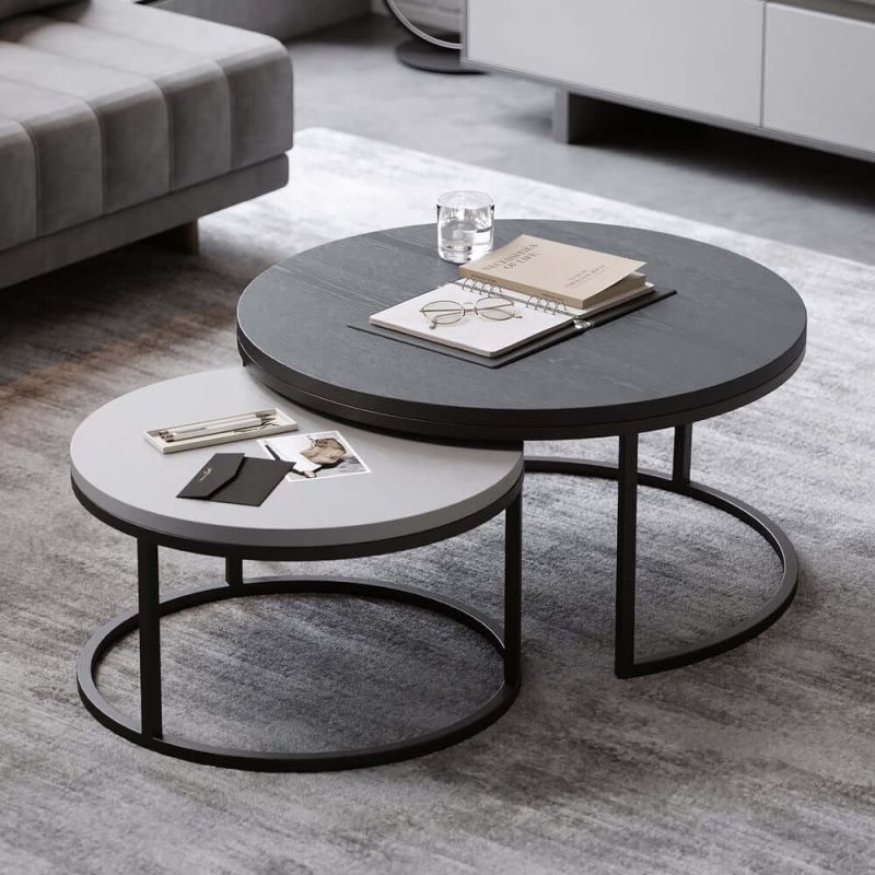 "Fero Extendable TV Stand & Nesting Coffee Table Set"