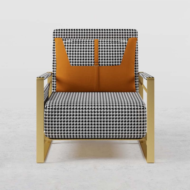 "77" Twin Linen Convertible Sleeper Sofa Bed Chair"