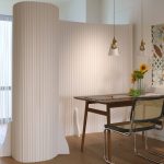 "Indoor & Outdoor Use Citrus Color Simplistic Opaque Timber Single Panel Partition Wall"