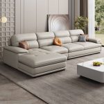 "2-seater Horizontal Concealed Support Straight Sofa Couch in Pine Wood, 83"L x 39"W x 35"H, Nappa"