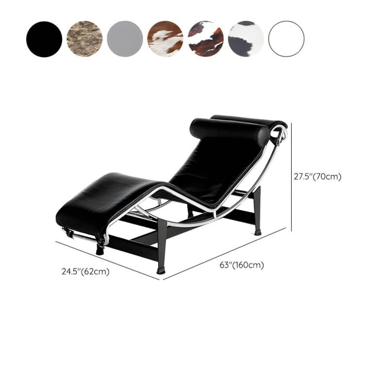 "Dimension of Ergonomic Metal Recliner with Legs, Ideal for Modern Style and Small Spaces - White PU (Polyurethane)"