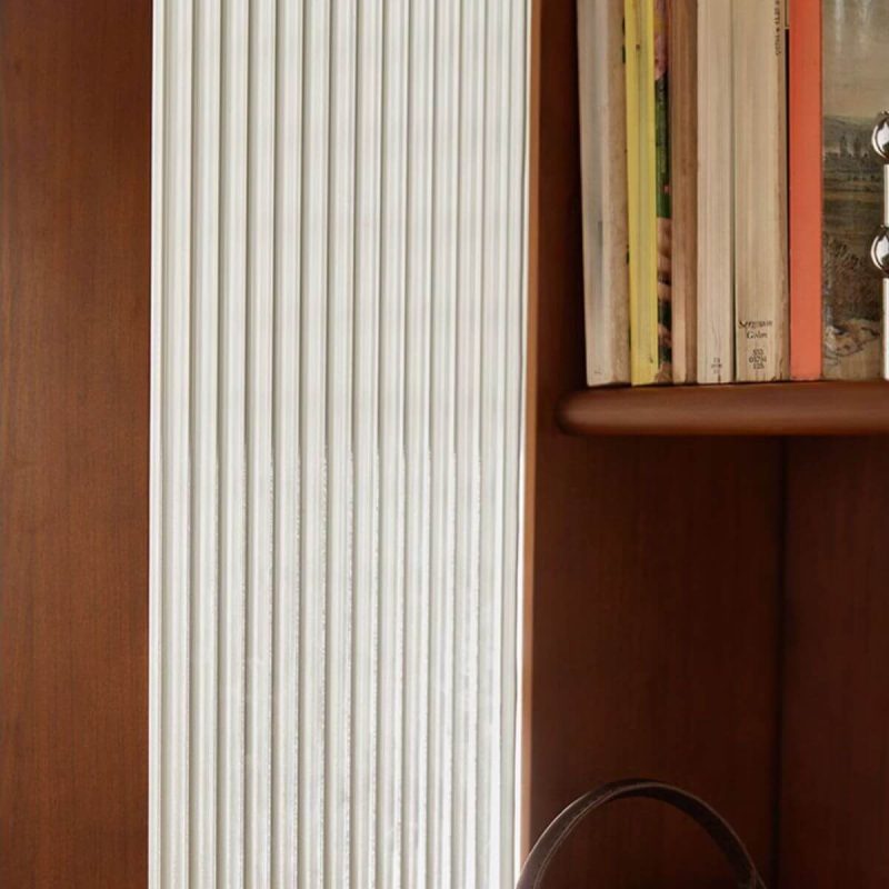 "Black Unattached Nook Accent Cabinet with 4 Exterior Shelves, 1 Cabinet, Glass Door and Knob, Black"