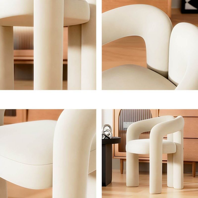 "Vanity Bench Metal Raised Back White Solid Color Modern Set of 2 - 1 Piece Yellow-Brown"