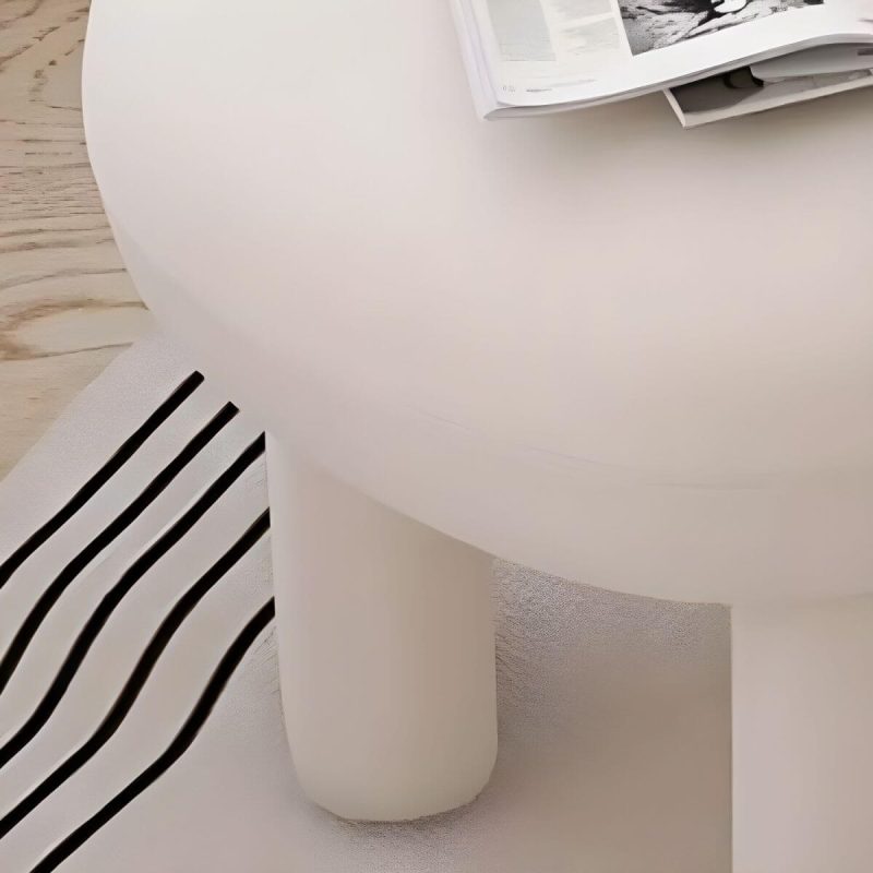 "Wooden Vanity Stool with Upholstered Seat and Back in Modern Style - Beige 1 Piece"