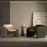 "Luxury Style Arm Chair 34.6" Wide Living Room Fixed Back Armchair - 2 Piece Set White"