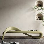 "Standard Footstool Genuine Leather Specialty Green Contemporary Solid Color Indoor - 1 Piece 120 x 45 x 40 cm"